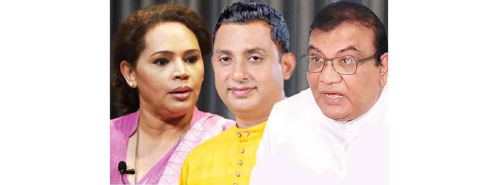 ඩයනා, සුජිත් හා රෝහණ බණ්ඩාරට පාර්ලිමේන්තු තහනමක්.